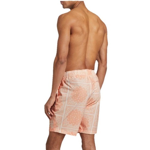Saks Fifth Avenue Collection Mens Swim Trunks S Peach Beach Volleyball Pool Sun - Picture 2 of 8