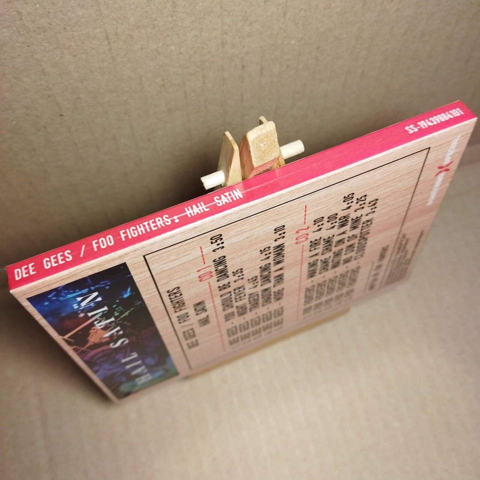 Dee Gees & Foo Fighters - Hail Satin (Single) (Wood Box, 2xMini-CD ...