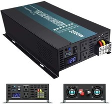 Pure Sine Wave Power Inverter 3500W 24V to 110V/120V Solar Generator Inverter