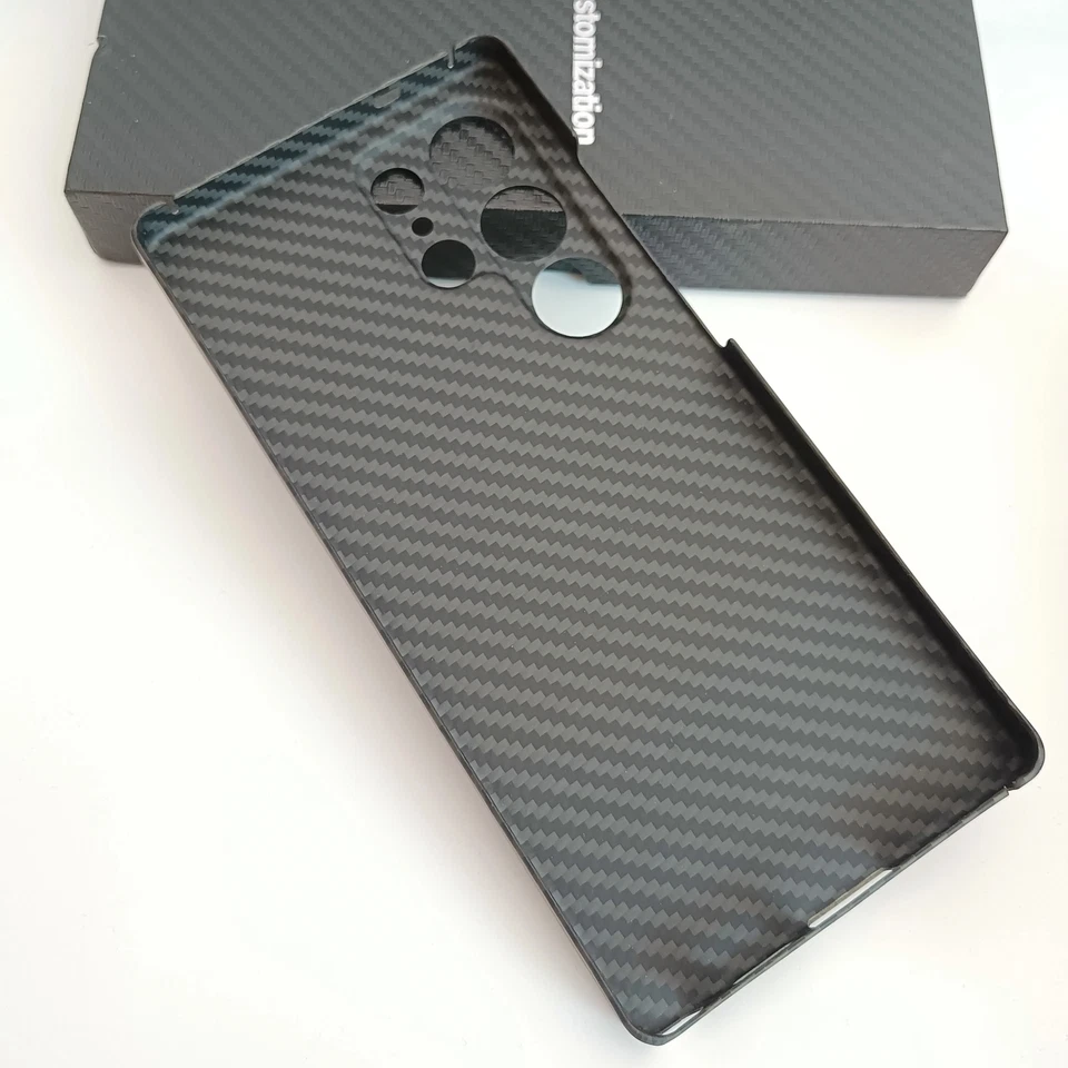 Real Carbon Fiber Case For Samsung Galaxy S25 Ultra Thin Matte Hard Armor Cover - Image 4 of 4