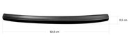 OmniPower® Ladekantenschutz Schwarz FüR Skoda Superb Limousine Typ: 2008-2013