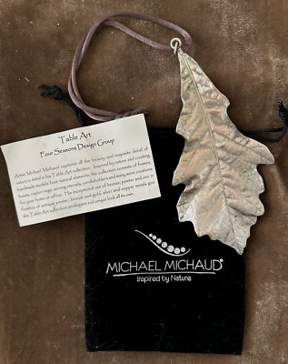 Michael Michaud ''Swamp White Oak / Quercus Bicolor'' Ornament / Pendant ~ New