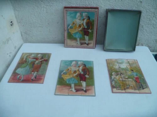 Jouets et jeux anciens de puzzle