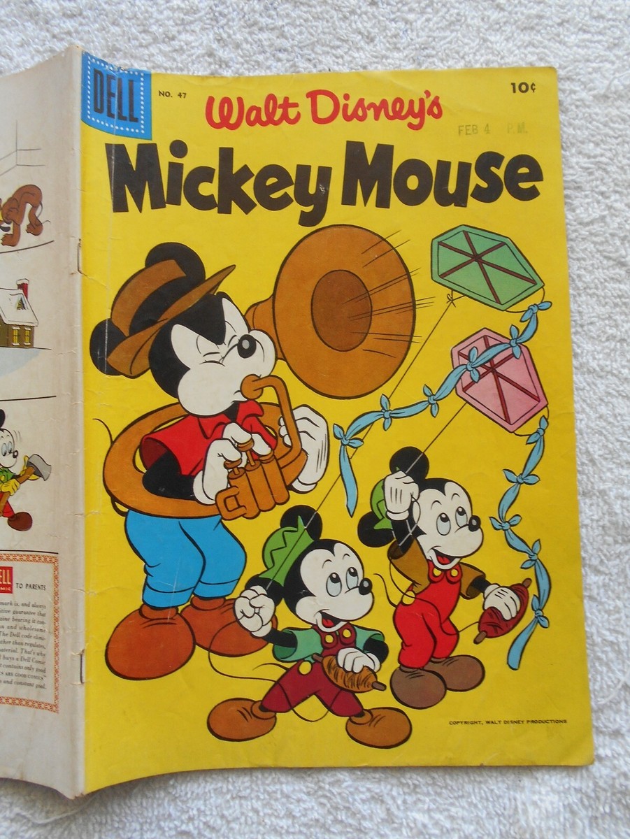 WALT DISNEY'S MICKEY MOUSE #47-(APRIL-MAY,1956)-DELL | eBay