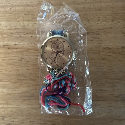 Dreamcatcher Women Quartz Wrist Watch Dial Friendship Bracelet Aztec