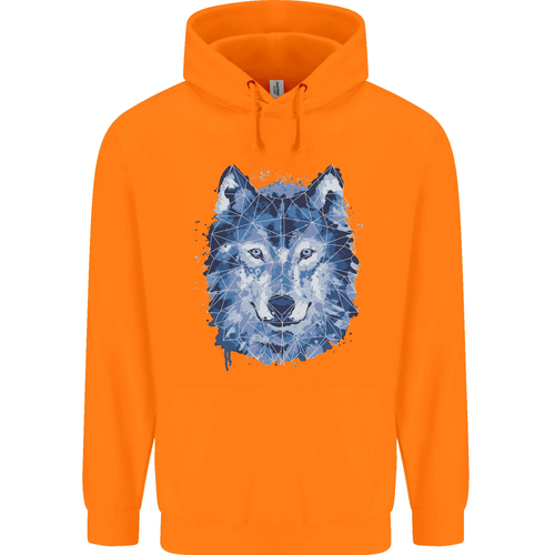 A Polygon Wolf Childrens Kids Hoodie - Picture 75 of 88