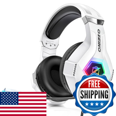 Ozeino Gaming Headset For Pc Ps4 Ps5 Xbox Headset 7.1 Surround Sound Gaming