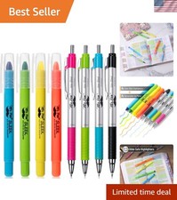 Bible Highlighters and Pens No Bleed, 8 Pack, Colorful Bible Pens and Highlig...