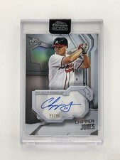 2026 Topps Chrome Black Chipper Jones Refractor Auto /35 Sealed IVA-CJ