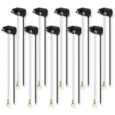 Ronybuy 10x Markers Wire Plug - 2 Wire Pigtail for Sealed Side Marker Tail Tr...