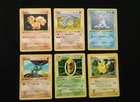 1st Edition Base Set Shadowless Lot Of 6 Pokemon 1999 WOTC