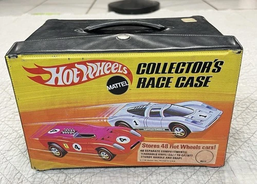 Hot Wheels Redline 48 Car Collector's Race Case '69 RARE (4 Trays-No Cars) #4977