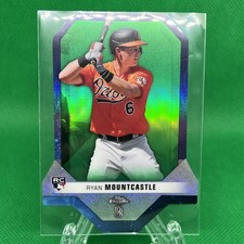 2021 Topps Chrome Ben Baller Ryan Mountcastle  Diamond Die Cut Green /99 