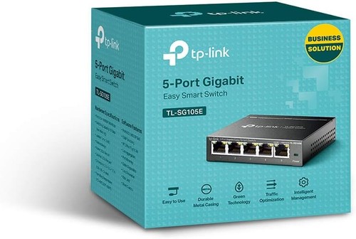 TP-Link Managed Network Switch 5-Port Gigabit, Support QoS VLAN IGMP Snooping, N - 第 6/8 張圖片