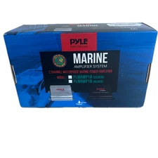 Pyle 2-Channel Marine Amplifier Receiver Waterproof Audio 400 Watt PLMRMP1B