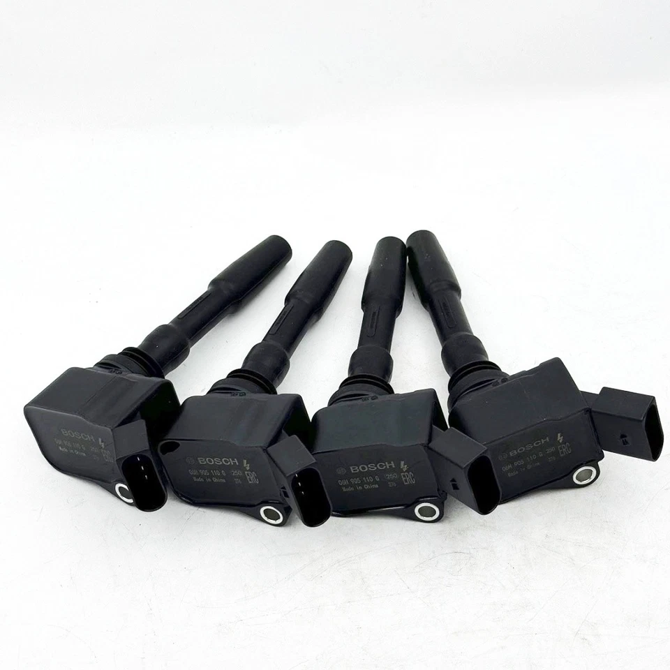 4x 06H905110G Bobina de encendido para Bosch VW Tiguan Porsche Panamera Audi Q3 Q7 CJE Foto 2 de 4