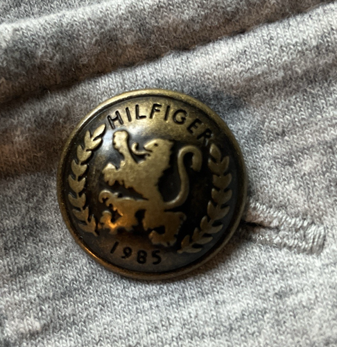 Giacca Tommy Hilfiger donna PM grigia maglia militare bottoni aperta davanti - Foto 7 di 8
