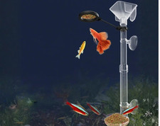 Shrimp Fish Feeding Food Water Tube Long Feeder for Fish Tank Aquarium UK