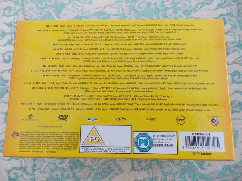 Must See Musicals 15 All Time Hollywood Movie Collection DVD Boxset UK R2 - Image 3 of 4