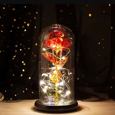 Eternal Rose Flower LED Enchanted Galaxy Rose Christmas Girlfriend Gifts