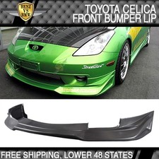 Fits 00-02 Toyota Celica Jdm Vip Style Front Bumper Lip Spoiler Pu