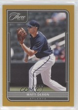 2022 Panini Three and Two Gold 5/25 Matt Olson #71 0q21