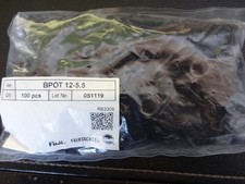 100 Rod Building Wrapping Fuji Discontinued BPOT 12-5.5 Black Tip Tops 2