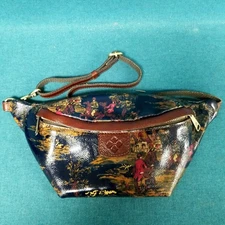 Patricia Nash Cantley Leather Belt Bag "Kent Countryside"