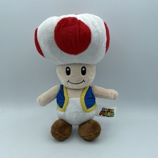 Super Mario Brothers Toad Nintendo 2018 Plush Stuffed Animal 8 Inch