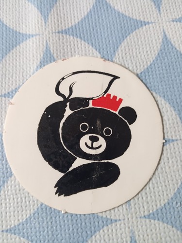 Alter Aufkleber Berliner Bär Sticker Planet Verlag DDR Sammler