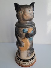 Figurenkrug Bierkrug Katze mit Gitarre Top Rarität  0,5L  Reinhold Merkelbach 