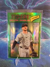 2026 Topps Heritage Dillon Dingler #73 GREEN CHROME 62/99 Detroit Tigers 