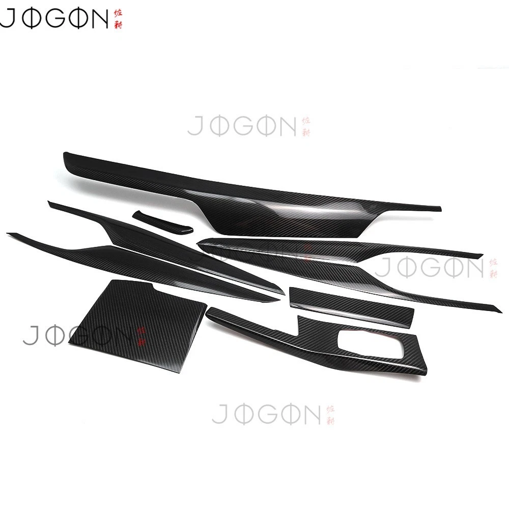 F90 Real Carbon For BMW 5 Series G30 M5 2018+ Interior Trim Dash Door Panel Trim - Picture 3 of 12