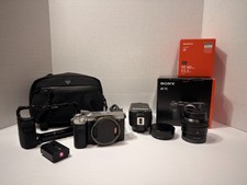 Sony Alpha a7C 24.2MP Mirrorless Camera - Silver w/ Lens EXTRAS - 13928 Count