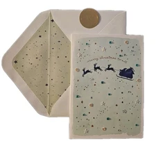 Papyrus Blank Christmas Card  "merry christmas to all" 🛷