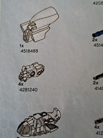 LEGO Bionicle Phantoka 8685 Kopaka + 2 Balls + Instructions