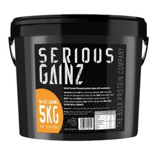 Mass Gainer Protein Powder 5kg | High Calorie Weight Gain Shake Salted Caramel 7.60 per kilo