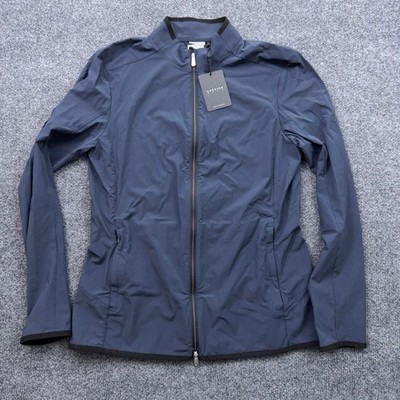 Dunning Golf Jacket Womens S Halo Blue Full Zip Performance Golf Tennis Running