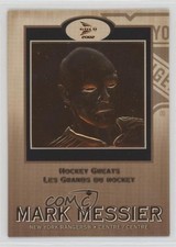 2001-02 Pacific Prism Gold McDonald's Hockey Greats Mark Messier #6 HOF e6j
