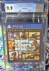 SEALED 2019 PS4 Rockstar GTA GRAND THEFT AUTO V Premium CGC Graded 9.9 A++ Seal