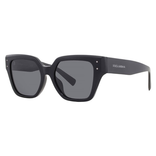 Dolce and Gabbana Dark Grey Square Ladies Sunglasses DG4471F 501/87 52