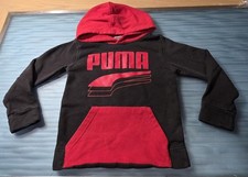 Puma Gray Long Sleeve Puma Hoodie Shirt Boys Size 5