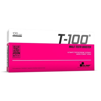 T-100 - 120 Mega Capsules -Box -for men - More Energy Regeneration Testo-Booster