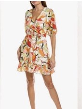 BCBGeneration Floral Abstract Print Clip Dot ...