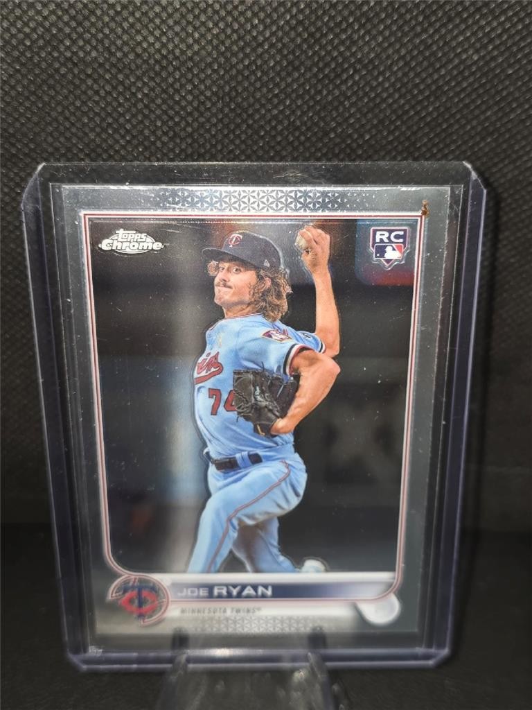 Joe Ryan Rookie 2022 Topps Chrome Base #48 RC Minnesota Twins