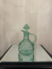 Teal Green Cruet & Stopper