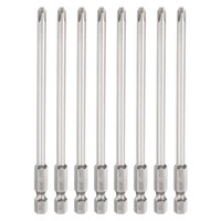 "8-Teilig PH2 Kreuzschlitz-Bit FüR 1/4\" Sechskantschaft 11 Cm Lang Magnetisch"
