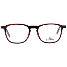 Lacoste Clear Demo Rectangular Unisex Eyeglasses L2845 214 50 L2845 214 50