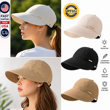 Women Sun Hat UV Protection Hiking Fishing Hats Wide Brim Hat Adjustable UPF 50+