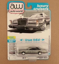 2024 Auto World Luxury Cruisers Silver 1979 Lincoln Continental Lowrider